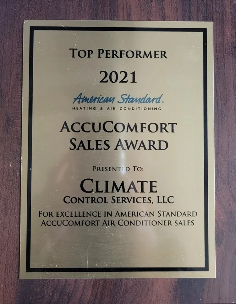 accucomfort sales award